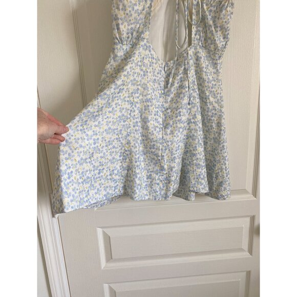 Saint Armont Reve Strappy Delicate Floral Mini Dress US 8 - Picture 8 of 13